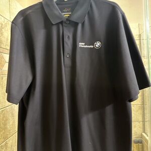Greg Norman BMW Black Polo Shirt XL